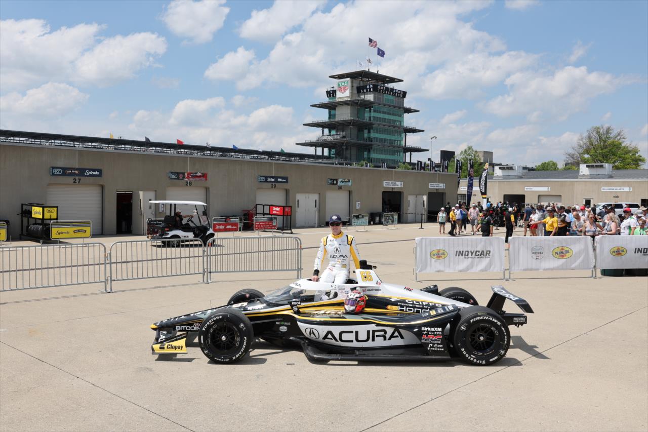 Marcus Armstrong - Indianapolis 500 Qualification Photo - By: Travis Hinkle -- Photo by: Travis Hinkle